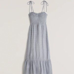 Tiered Smocked Midi Dress